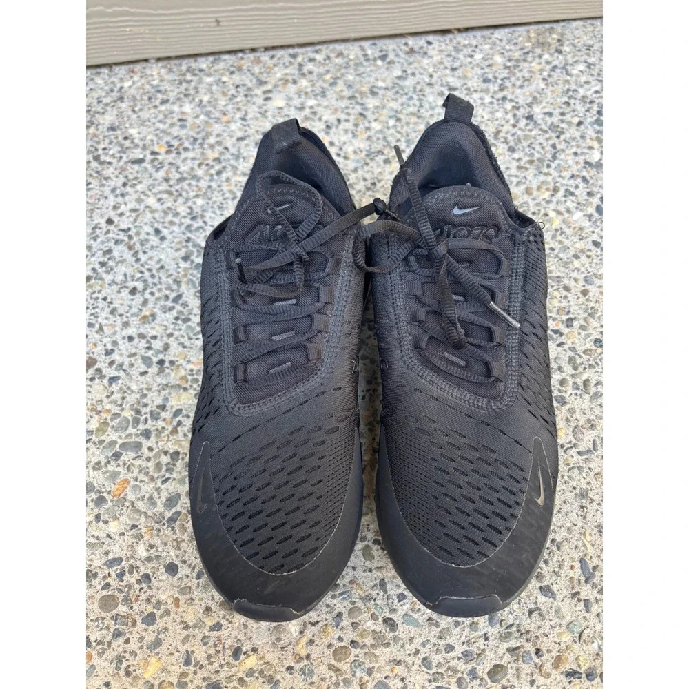 Nike Air Max 270 Women's Triple Black Sneakers AH6789-006 Size 9.5 Running Shoes